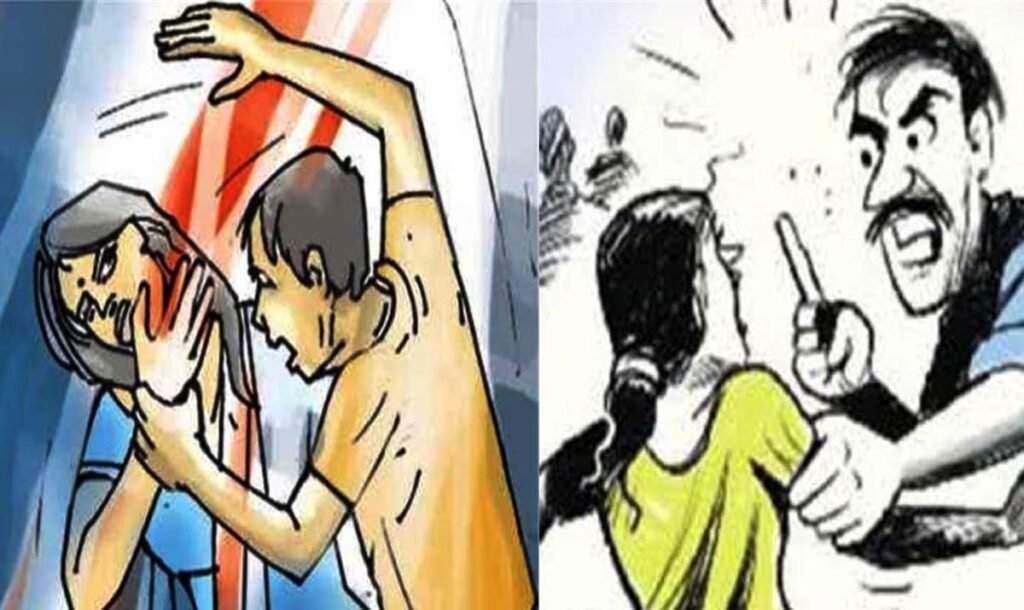 बच्चों के पत्थर फेंकने से गाड़ी का कांच टूटा, फिर शुरू हुआ दो पक्षों के बीच विवाद, मारपीट 1 Figh