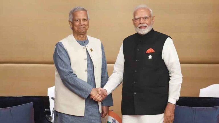 Modi Yunus meeting