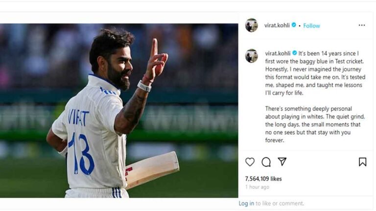 Virat Kohli Retirement