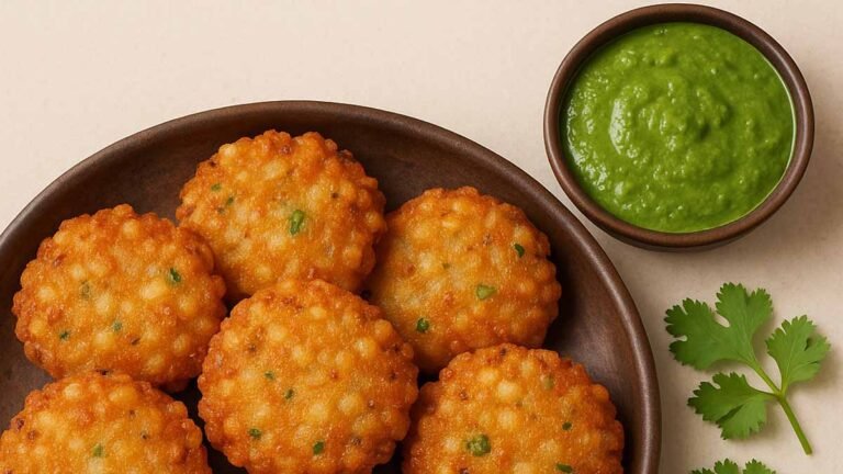 साबूदाना वड़े बनाने की रेसिपी