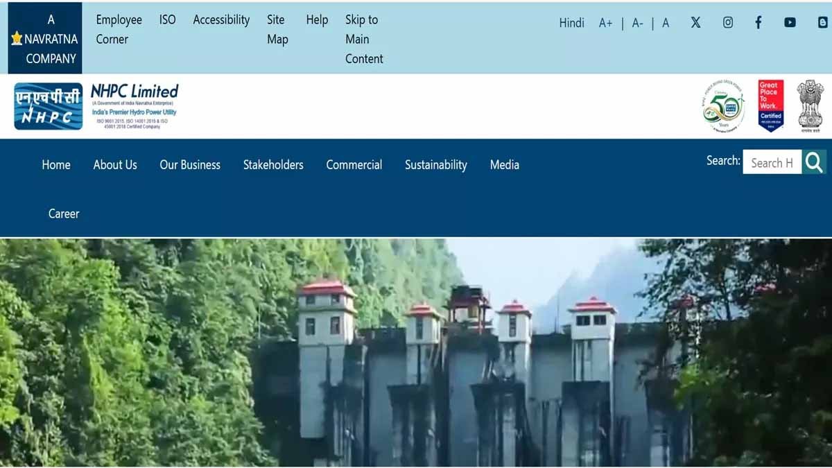 NHPC Non Executive Recruitment 2025: एनएचपीसी में असिस्टेंट समेत पदों पर निकली भर्ती, आवेदन 2 सितंबर से शुरू होंगे 1 NHPC Non Executive Recruitment 2025
