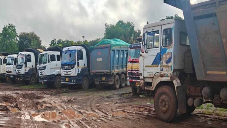 13 हाईवा जब्त छत्तीसगढ़