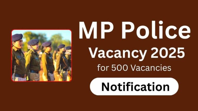 MP Police Vacancy 2025