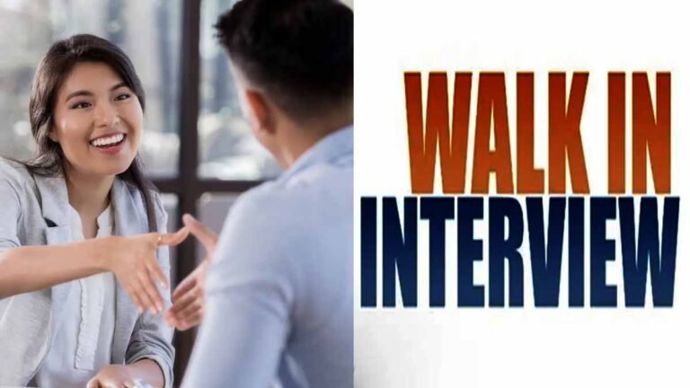 वॉक-इन-इंटरव्यू