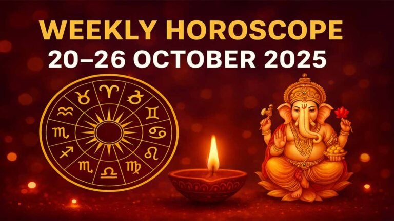 Weekly Horoscope 20 to 26 October 2025