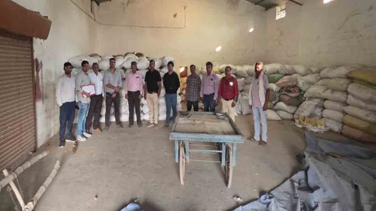 अवैध धान जब्त