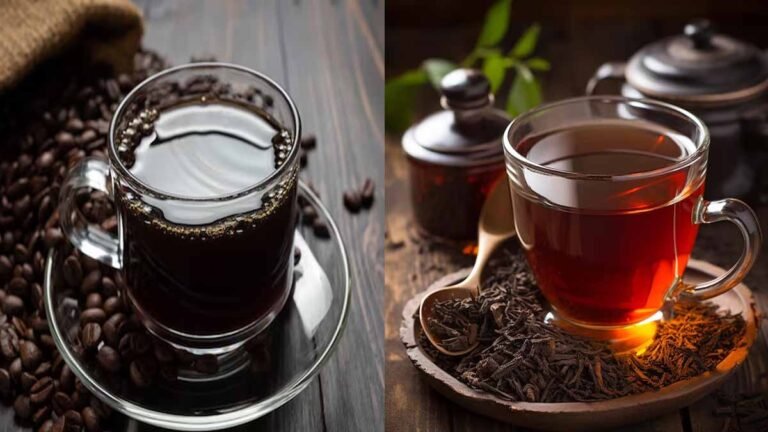 black tea vs black coffee