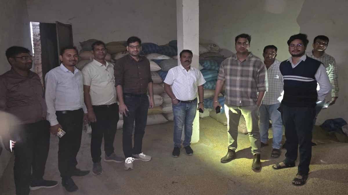 अवैध धान जब्त