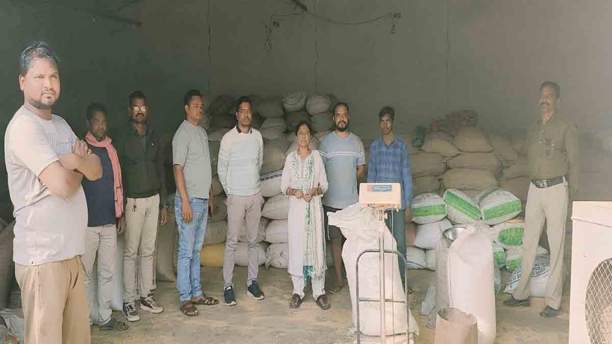 अवैध धान जब्त