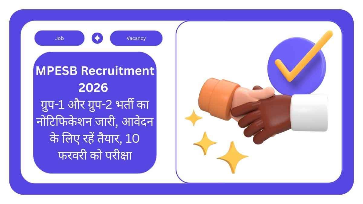 MPESB Recruitment 2026