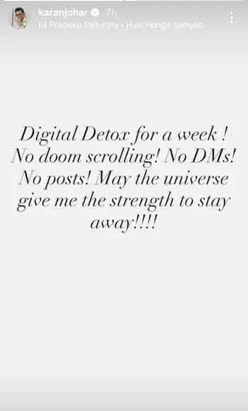 ‘न स्क्रॉलिंग, न डीएम’ करण जौहर ने किया सोशल मीडिया से दूरी का ऐलान 2 Karan Johar