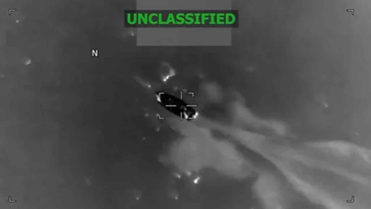 Caribbean Sea missile strike