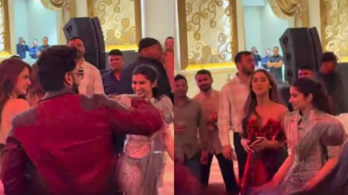 Ranveer Singh Sara Arjun dance