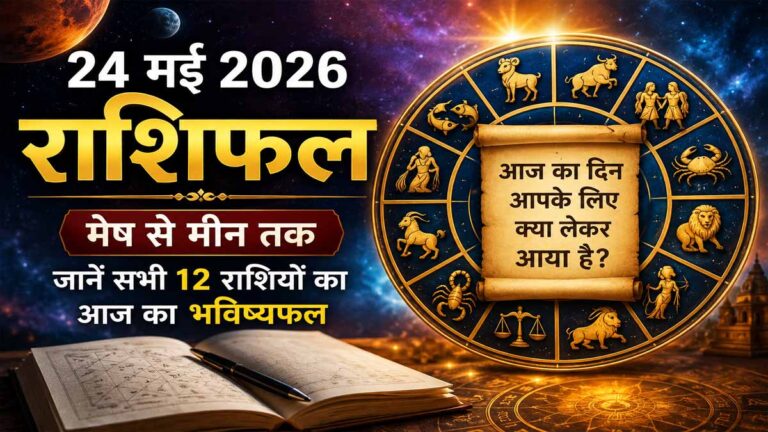 24 May 2026 Rashifal in Hindi: मेष से मीन तक सभी राशियों के लिए कैसा रहेगा रविवार का दिन 1 24 May 2026 Rashifal in Hindi: मेष से मीन तक सभी राशियों के लिए कैसा रहेगा रविवार का दिन