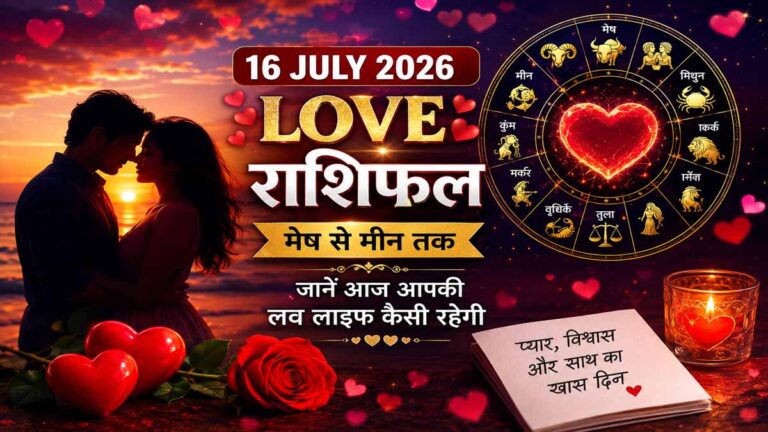 16 July 2026 Love Rashifal in Hindi: आज पार्टनर से रिश्ते होंगे मजबूत या बढ़ेगी दूरियां 2 16 July 2026 Love Rashifal in Hindi: आज पार्टनर से रिश्ते होंगे मजबूत या बढ़ेगी दूरियां
