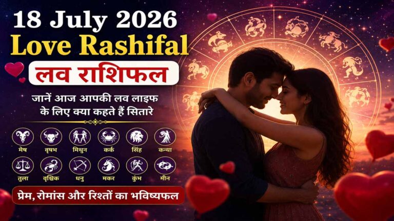 18 July 2026 Love Horoscope Hindi: आज का प्रेम राशिफल, रिश्तों में क्या रहेगा खास, पढ़ें सभी 12 राशियों का भविष्य