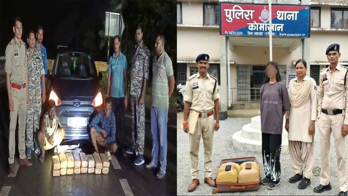 गांजा जब्त महासमुंद जिला