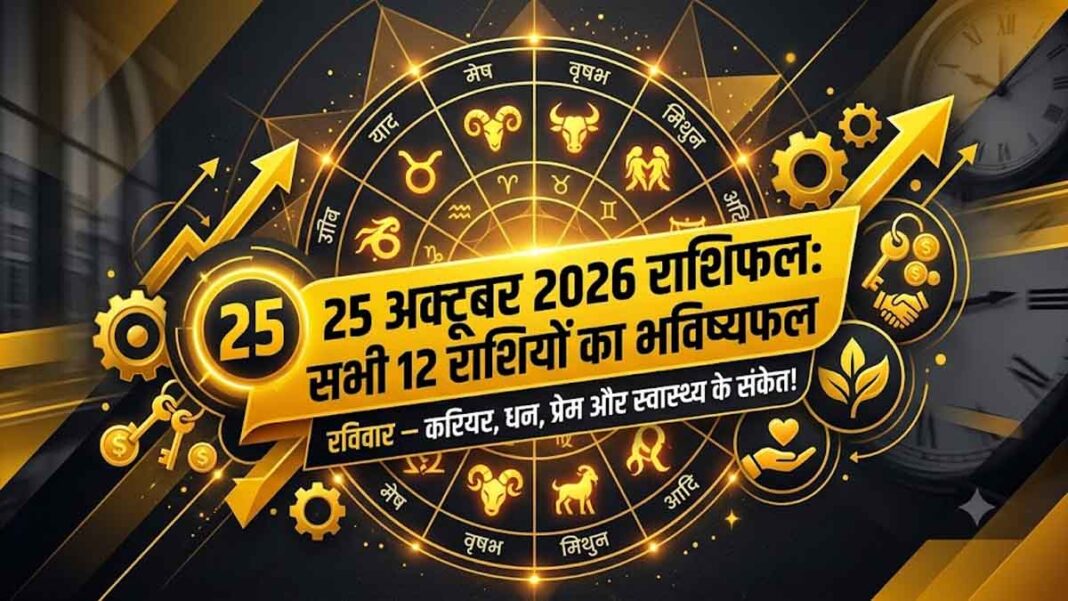 Aaj Ka Rashifal 25 October 2026 Aaj Ka Rashifal 25 October 2026