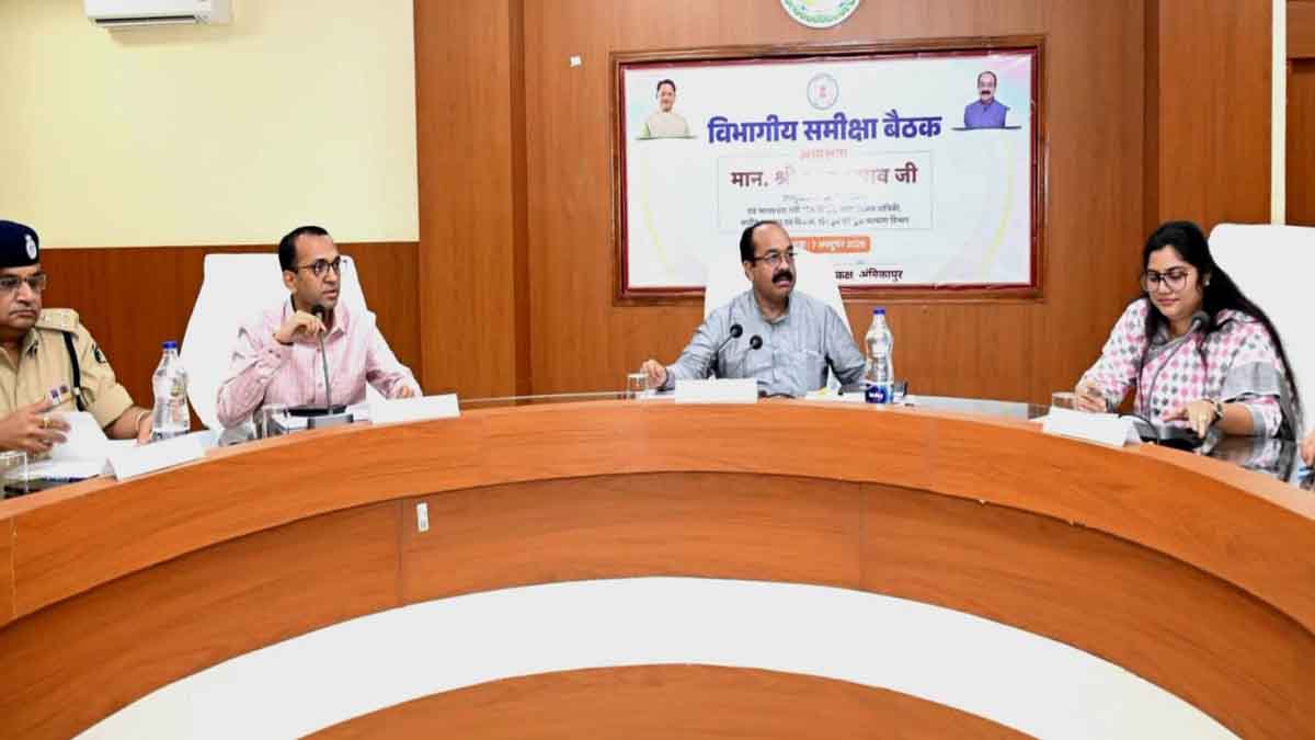 अरूण साव समीक्षा बैठक