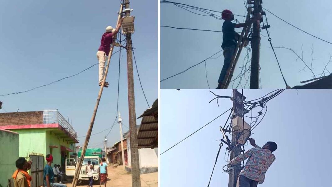 बिजली चोरी पर कार्रवाई, महासमुंद, गरियाबंद